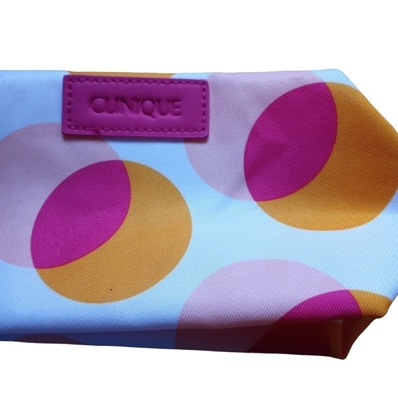 Clinique X Pop Retro Artsy Make Up Bag Mini Pouch New - Picture 3 of 9